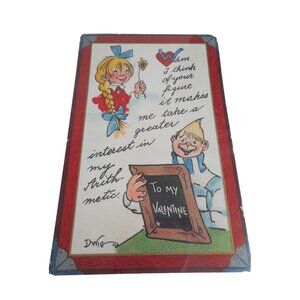 Vintage Valentine Postcard Printed Germany posted St Valentines Day 1910